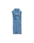Veronica Beard Slate Denim Dickey - Denim Blue