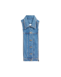 Veronica Beard Slate Denim Dickey - Denim Blue
