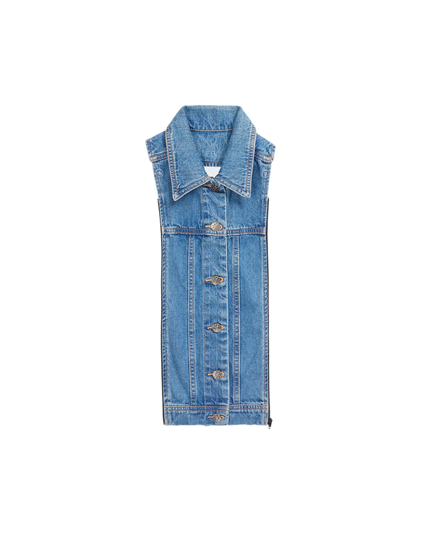 Veronica Beard Slate Denim Dickey - Denim Blue