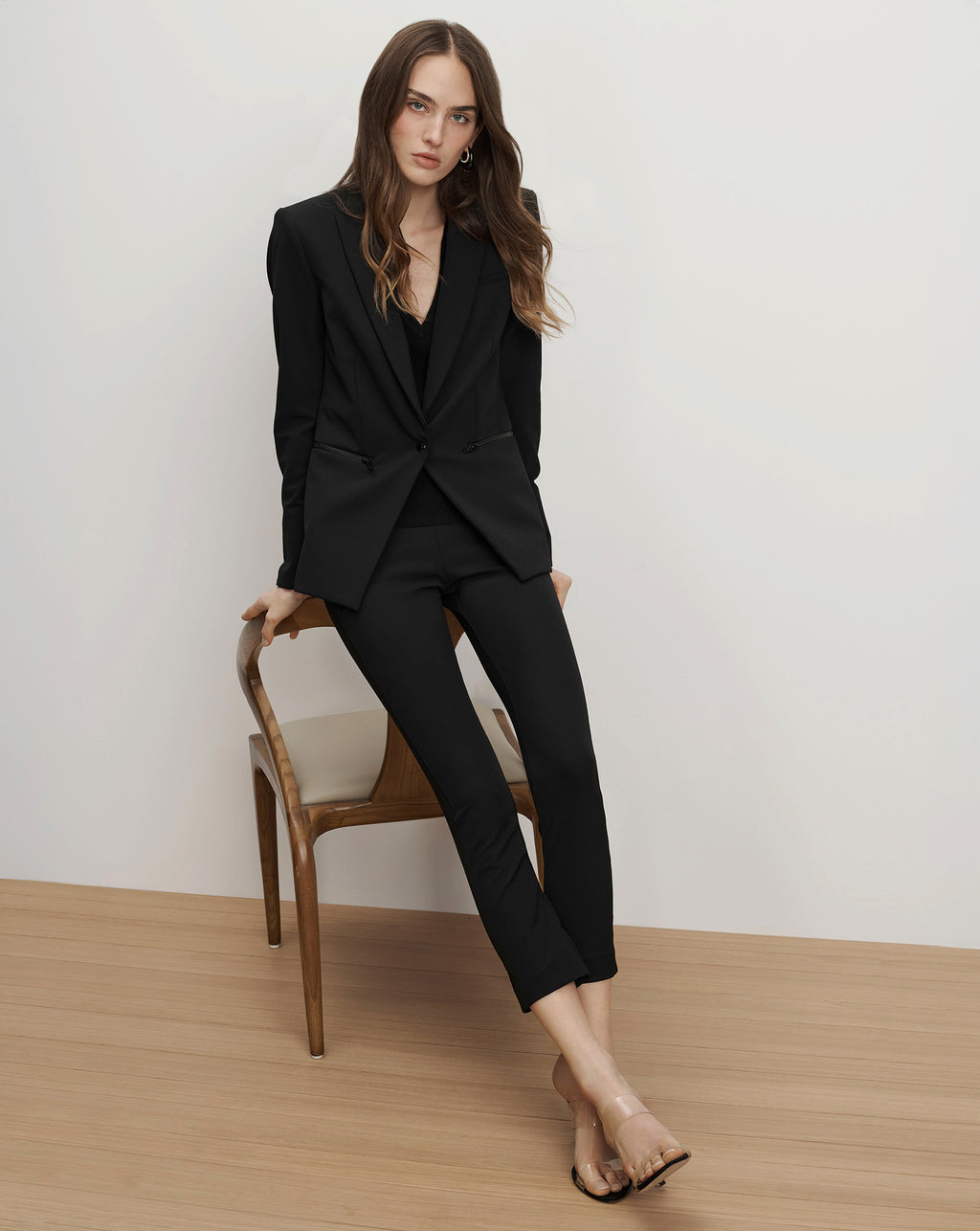 Veronica Beard Iconic Scuba Dickey Jacket - Black