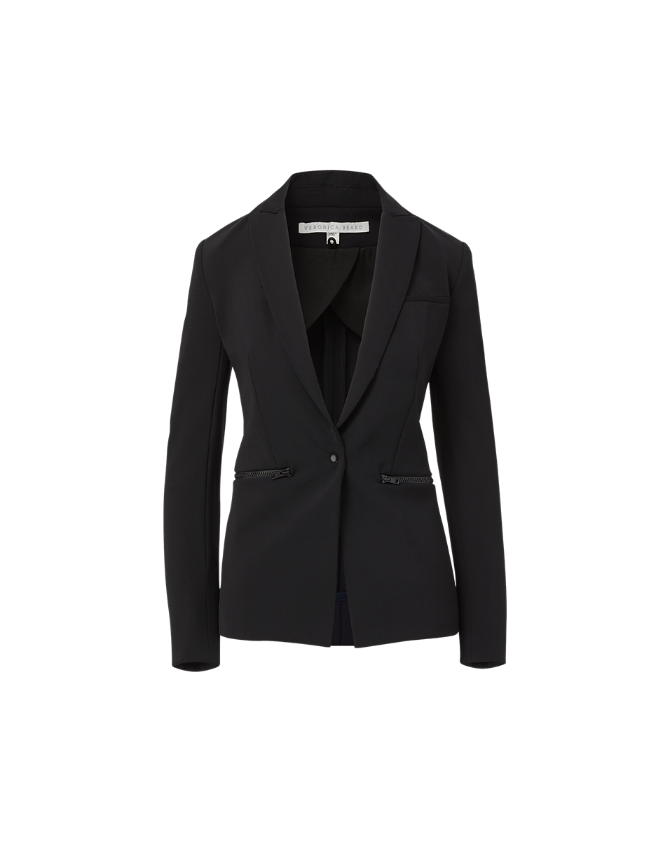 Veronica Beard Iconic Scuba Dickey Jacket - Black