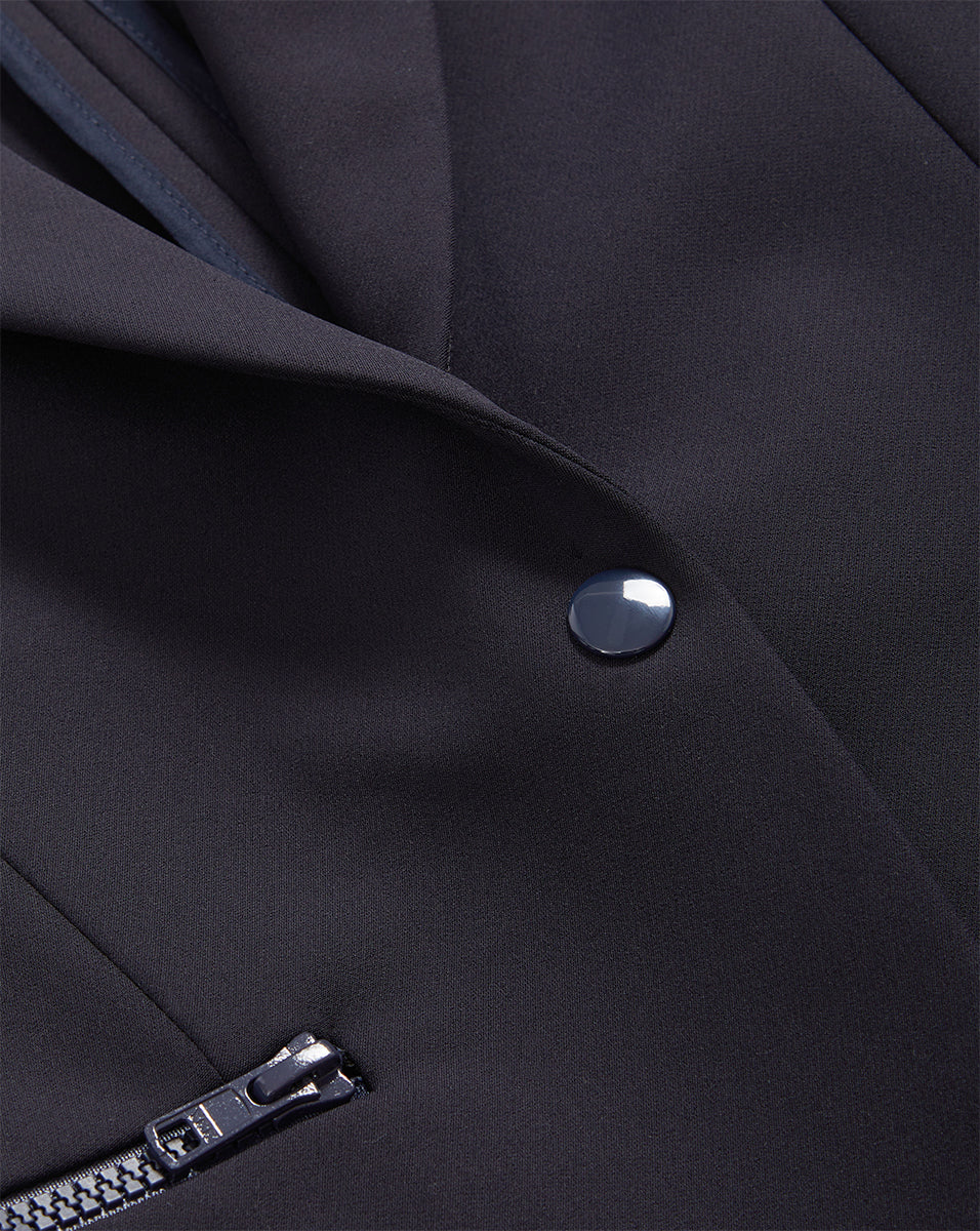 超希少　人気　VERONICA ブラック トラックスーツ Iconic Scuba Dickey Jacket | Veronica Beard