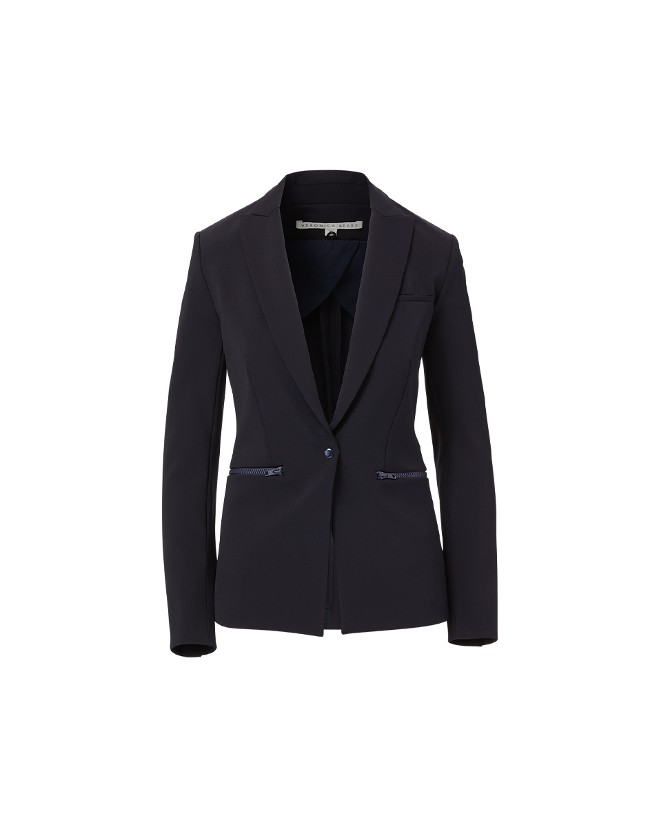 Veronica Beard Iconic Scuba Dickey Jacket - Navy