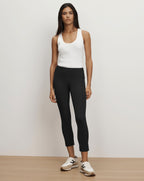 Veronica Beard Scuba Slim-Fit Pant - Black