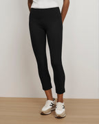 Veronica Beard Scuba Slim-Fit Pant - Black