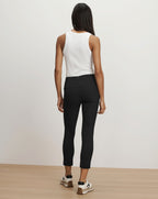 Veronica Beard Scuba Slim-Fit Pant - Black