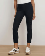 Veronica Beard Scuba Slim-Fit Pant - Navy