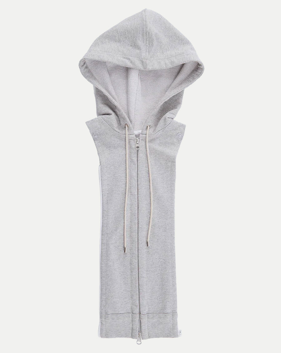 Veronica Beard Hoodie Dickey - Heather Grey