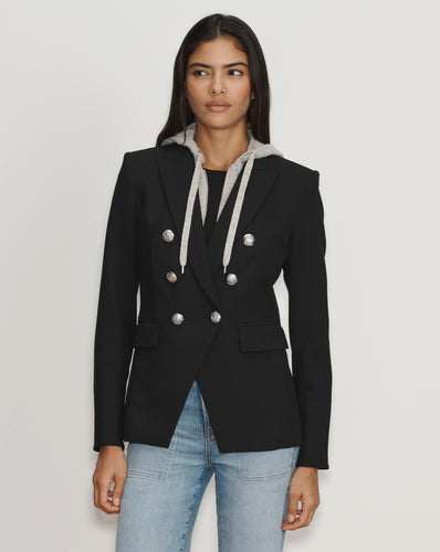 Veronica Beard Miller Dickey Jacket - Black/Silver