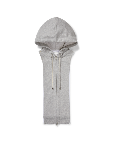 Veronica Beard Hoodie Dickey - Heather Grey