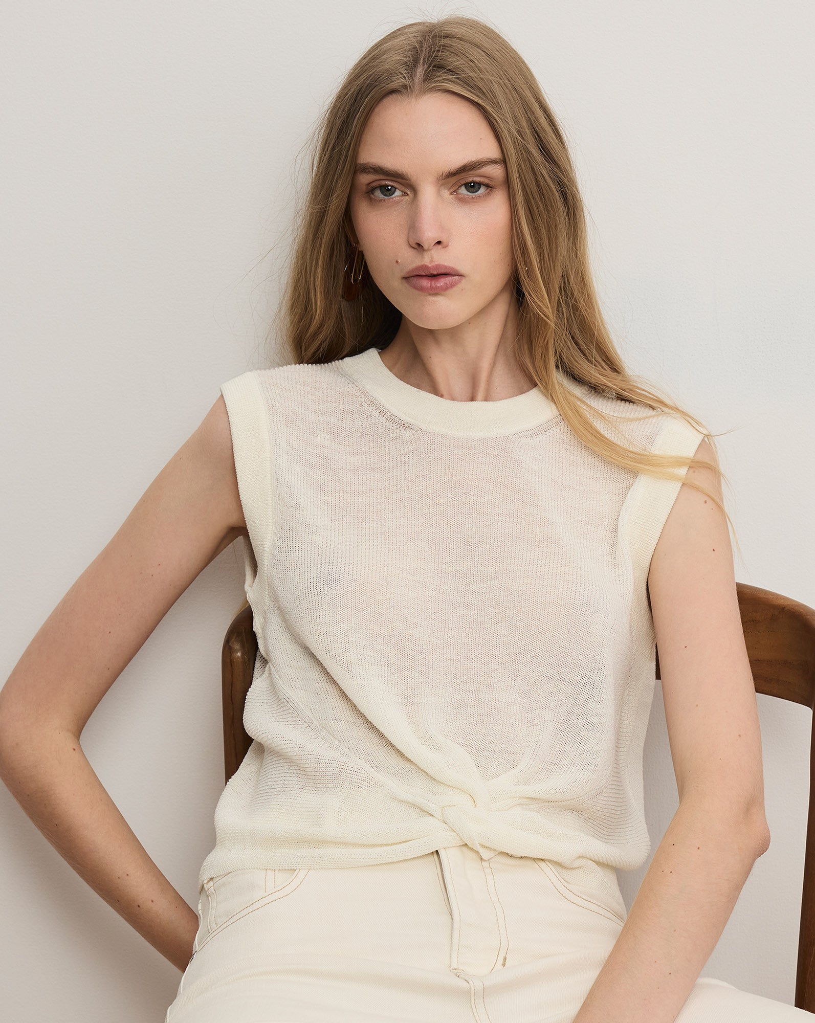 carrozzeriaPioneerFH-8500DVSBluetoothニット Kellen Twist-Front Sweater | Veronica Beard