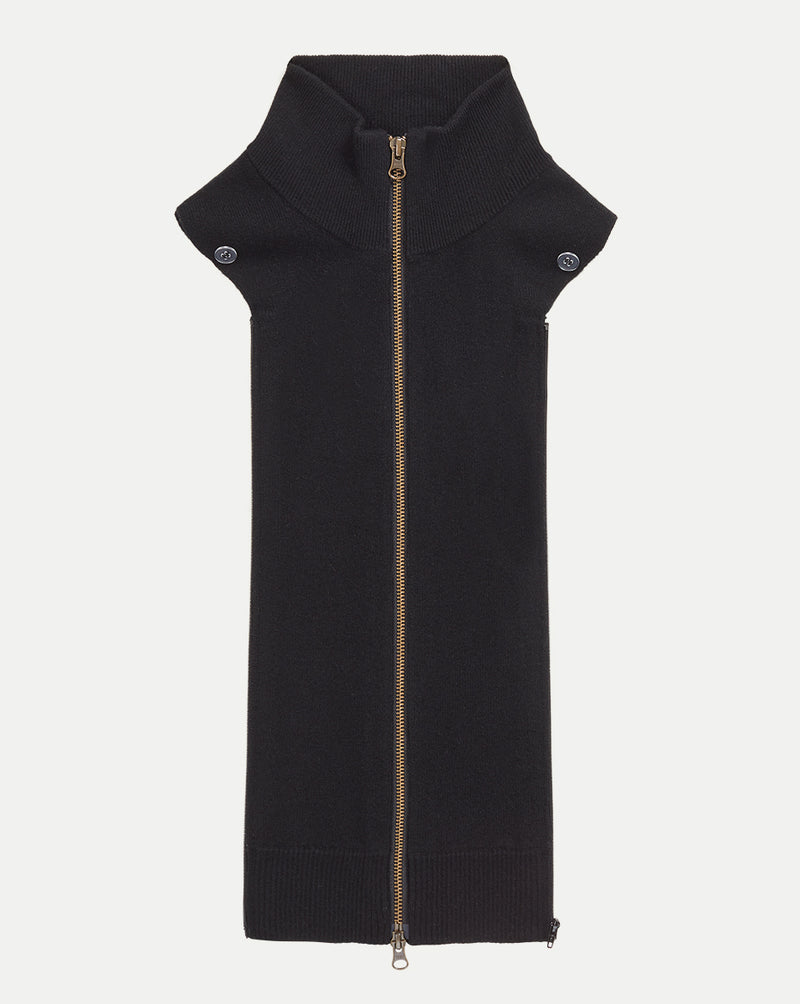 Veronica Beard Uptown Cashmere Dickey - Black