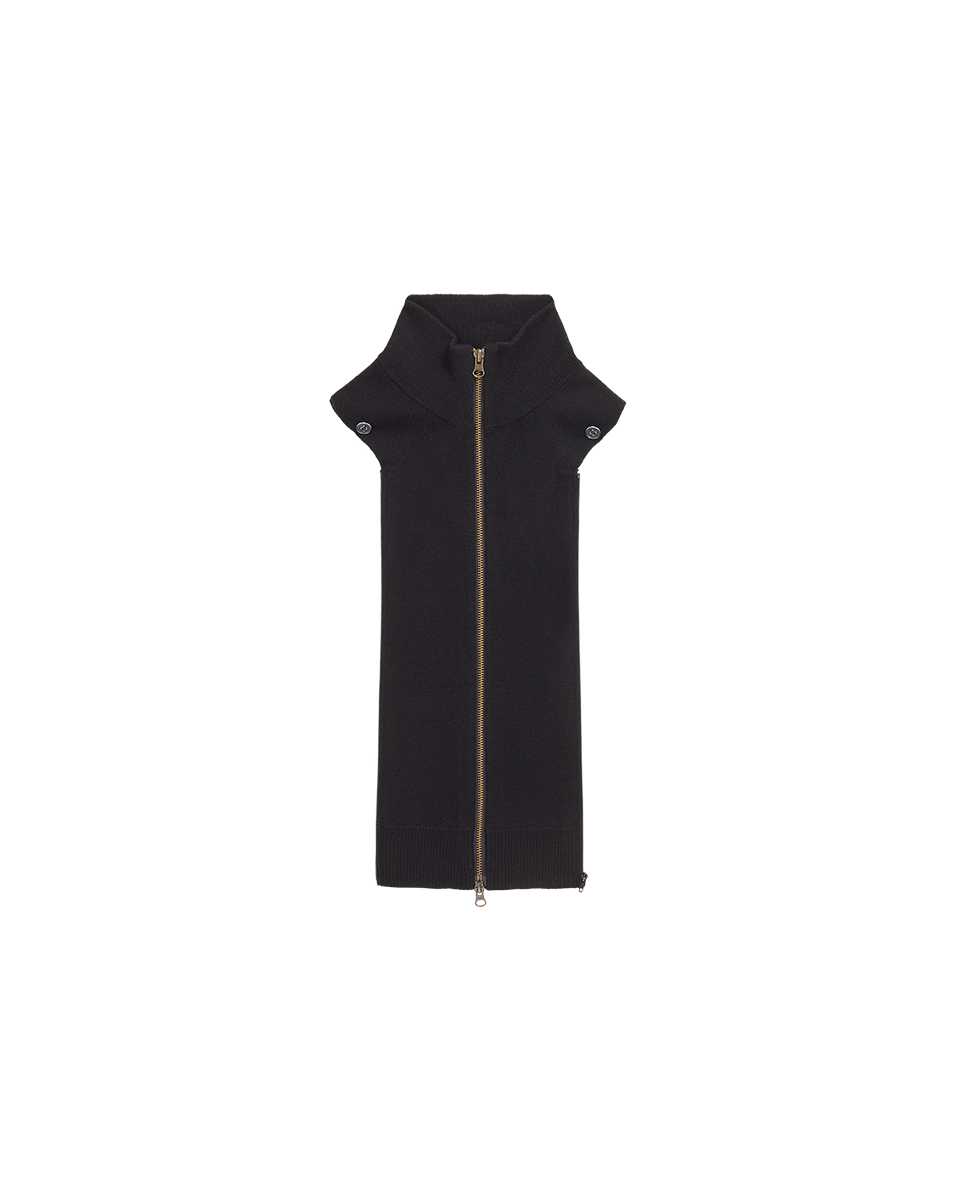 Veronica Beard Uptown Cashmere Dickey - Black