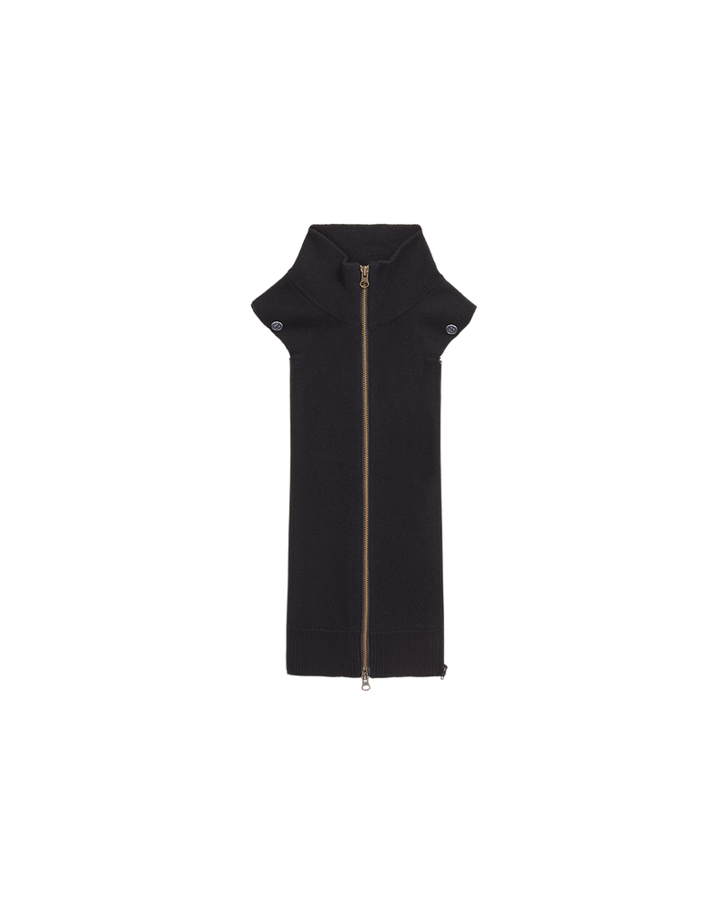 Veronica Beard Uptown Cashmere Dickey - Black