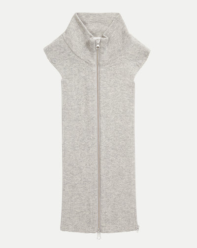 Veronica Beard Uptown Cashmere Dickey - Grey