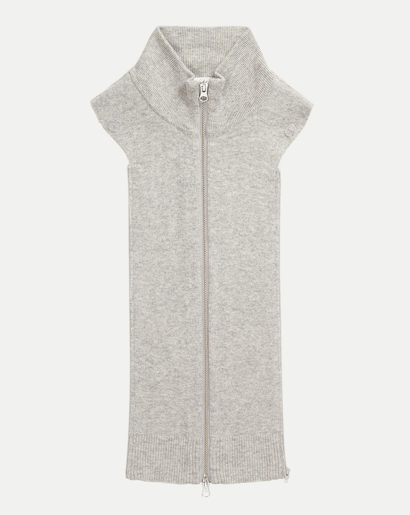 Veronica Beard Uptown Cashmere Dickey - Grey