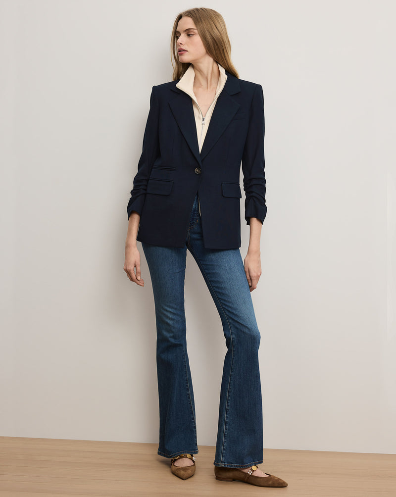 Veronica Beard Battista Dickey Jacket - Navy