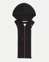 Veronica Beard Cashmere Hoodie Dickey - Black