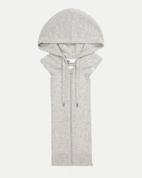 Veronica Beard Cashmere Hoodie Dickey - Grey