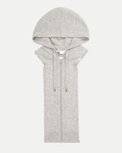Veronica Beard Cashmere Hoodie Dickey - Grey