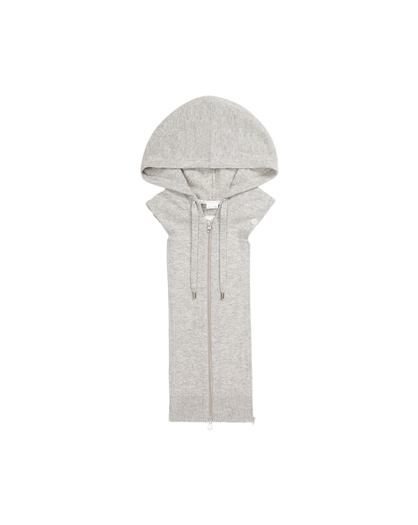 Veronica Beard Cashmere Hoodie Dickey - Grey