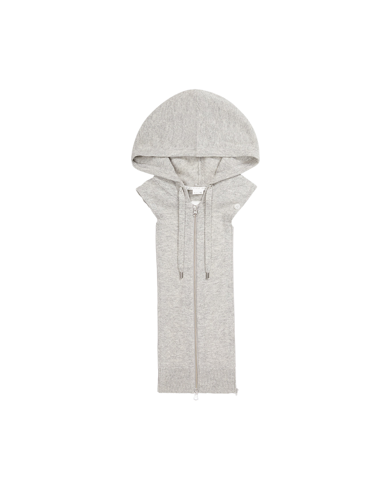 Veronica Beard Cashmere Hoodie Dickey - Grey