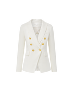 Veronica Beard Miller Linen Dickey Jacket - Off-White