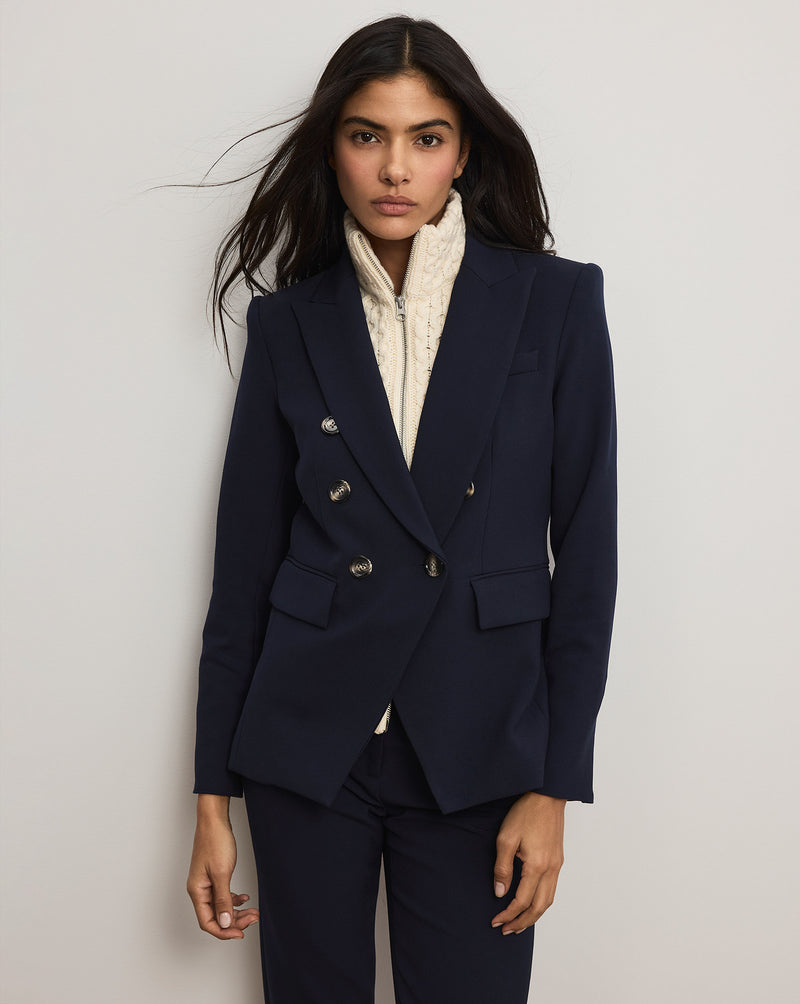 Veronica Beard Upstate Wool Dickey - Ivory