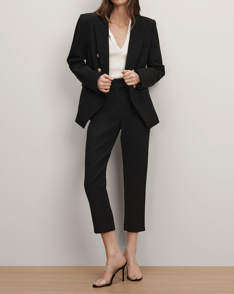Miller Dickey Jacket in Black/Gold | Veronica Beard
