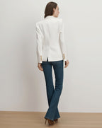 Veronica Beard Miller Dickey Jacket - Off-White/Gold