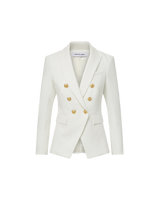 Veronica Beard Miller Dickey Jacket - Off-White/Gold