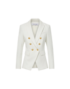 Veronica Beard Miller Dickey Jacket - Off-White/Gold