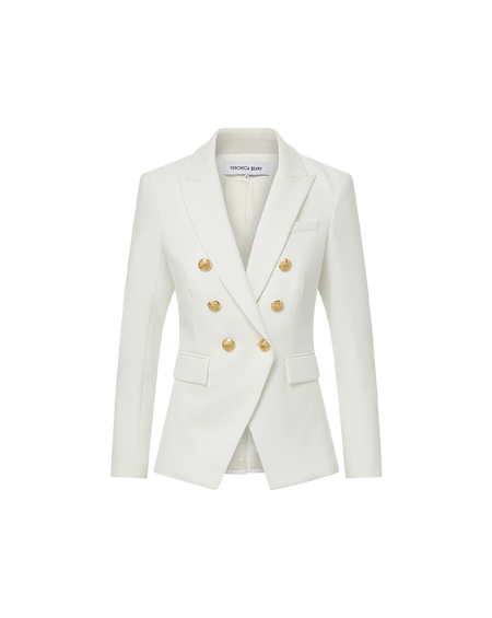 Veronica Beard Miller Dickey Jacket - Off-White/Gold