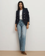 Veronica Beard Miller Dickey Jacket - Navy/Silver