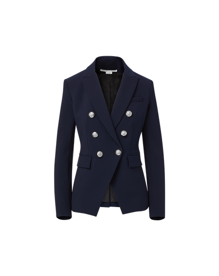 Veronica Beard Miller Dickey Jacket - Navy/Silver
