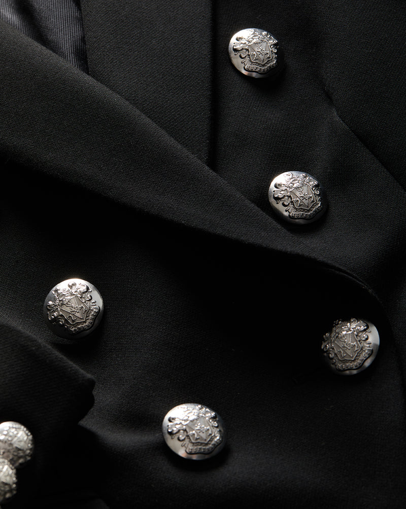 Veronica Beard Miller Dickey Jacket - Black/Silver
