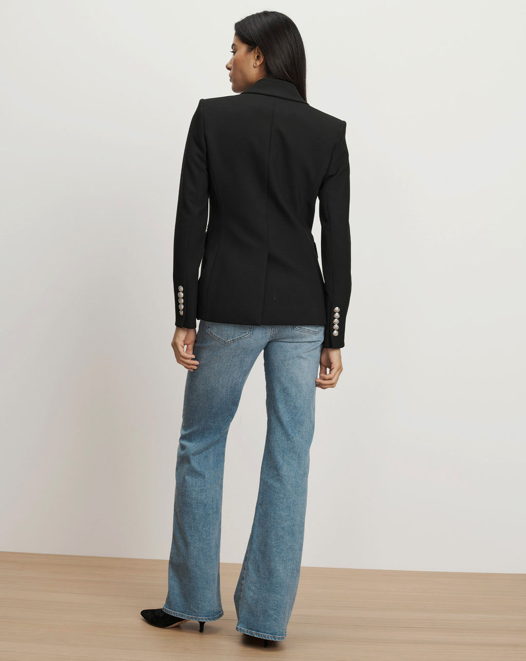 Veronica Beard Miller Dickey Jacket - Black/Silver