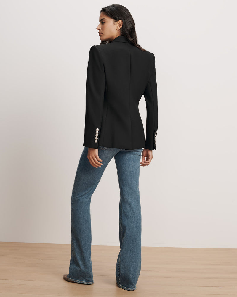 Veronica Beard Miller Dickey Jacket - Black/Silver