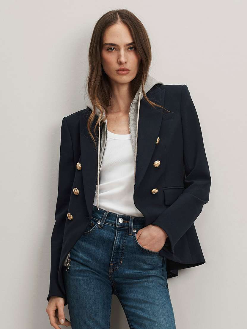 Veronica Beard Miller Dickey Jacket - Navy