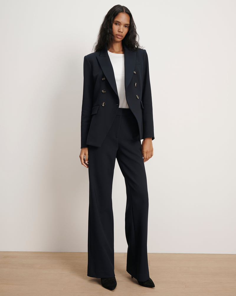 Veronica Beard Tonelli Pant - Navy