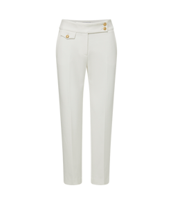 Renzo Pant - Off-White With Gold Buttons