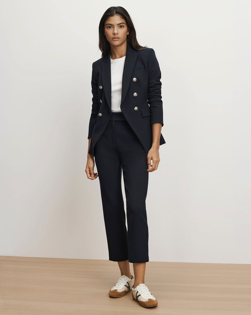 Veronica Beard Miller Dickey Jacket - Navy/Silver