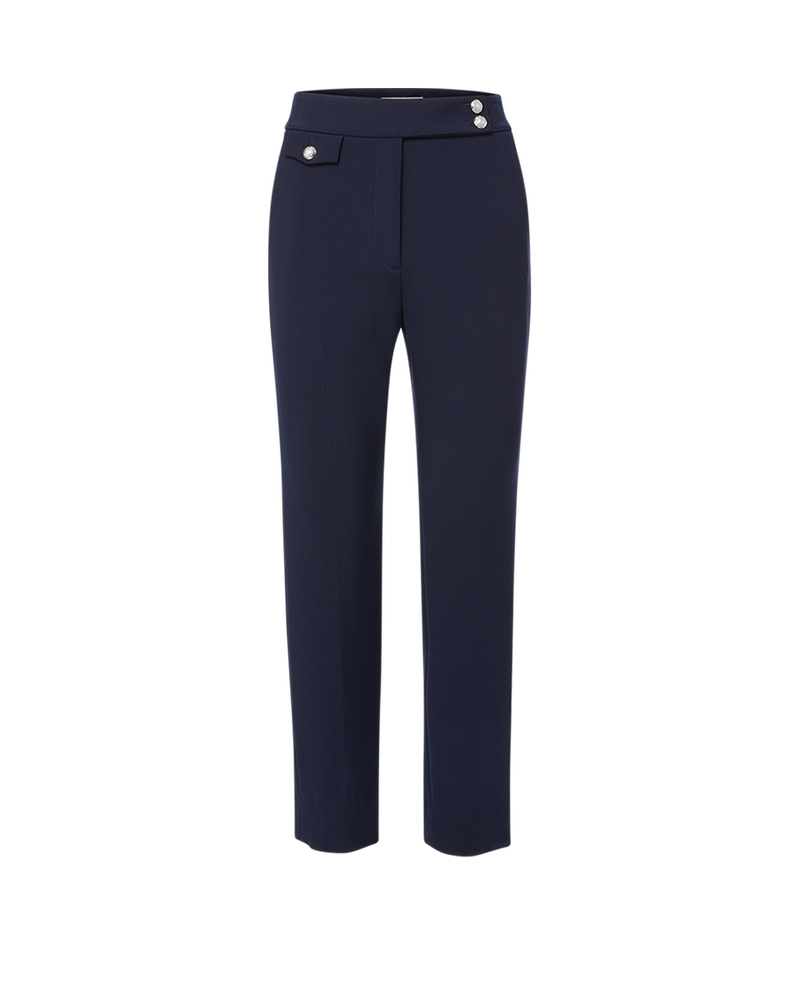 Veronica Beard Renzo Pant - Navy/Silver