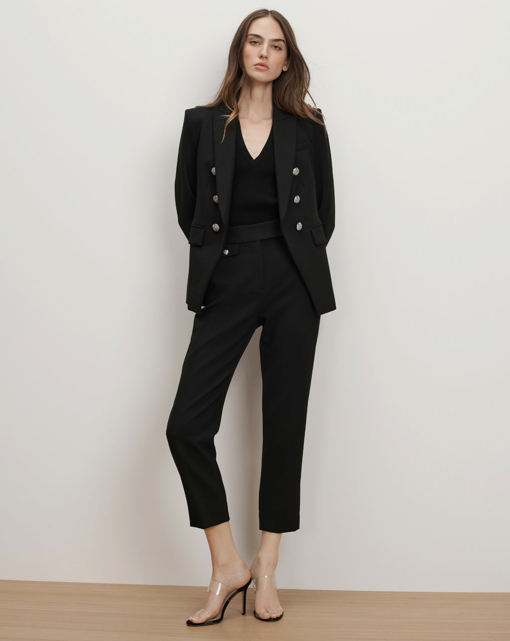 Veronica Beard Miller Dickey Jacket - Black/Silver