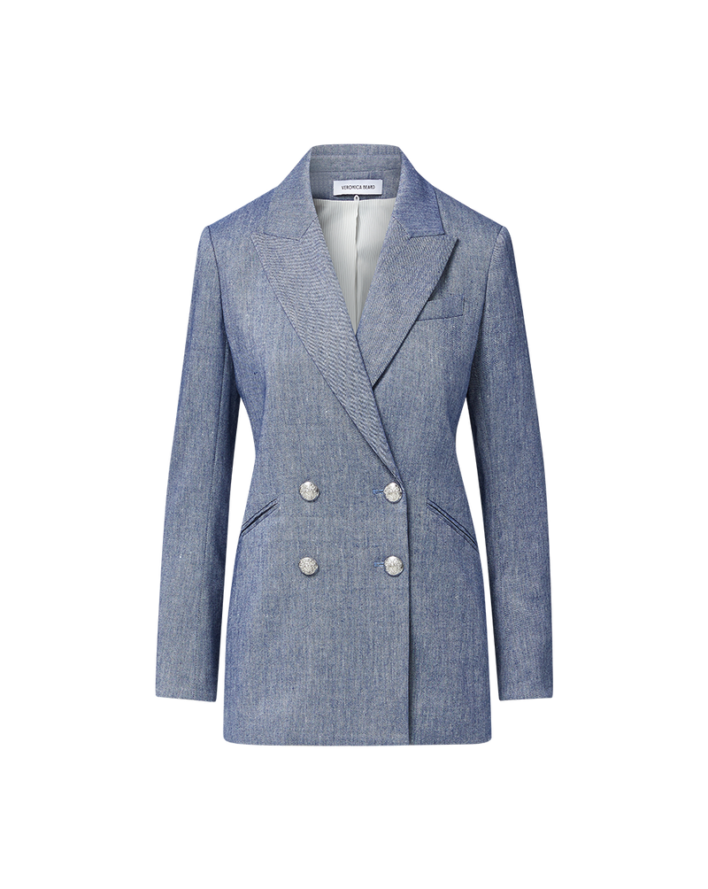 Nevis Jacket in Navy | Veronica Beard