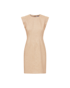 Veronica Beard Rosedale Linen Mini Dress - Khaki Melange