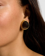 Veronica Beard Macaroon Smoky Quartz Earring