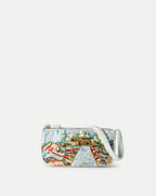 Veronica Beard Beaded shoulder bag with landscape design