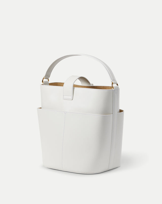 Large Crest Lock Bucket Bag | Veronica Beard