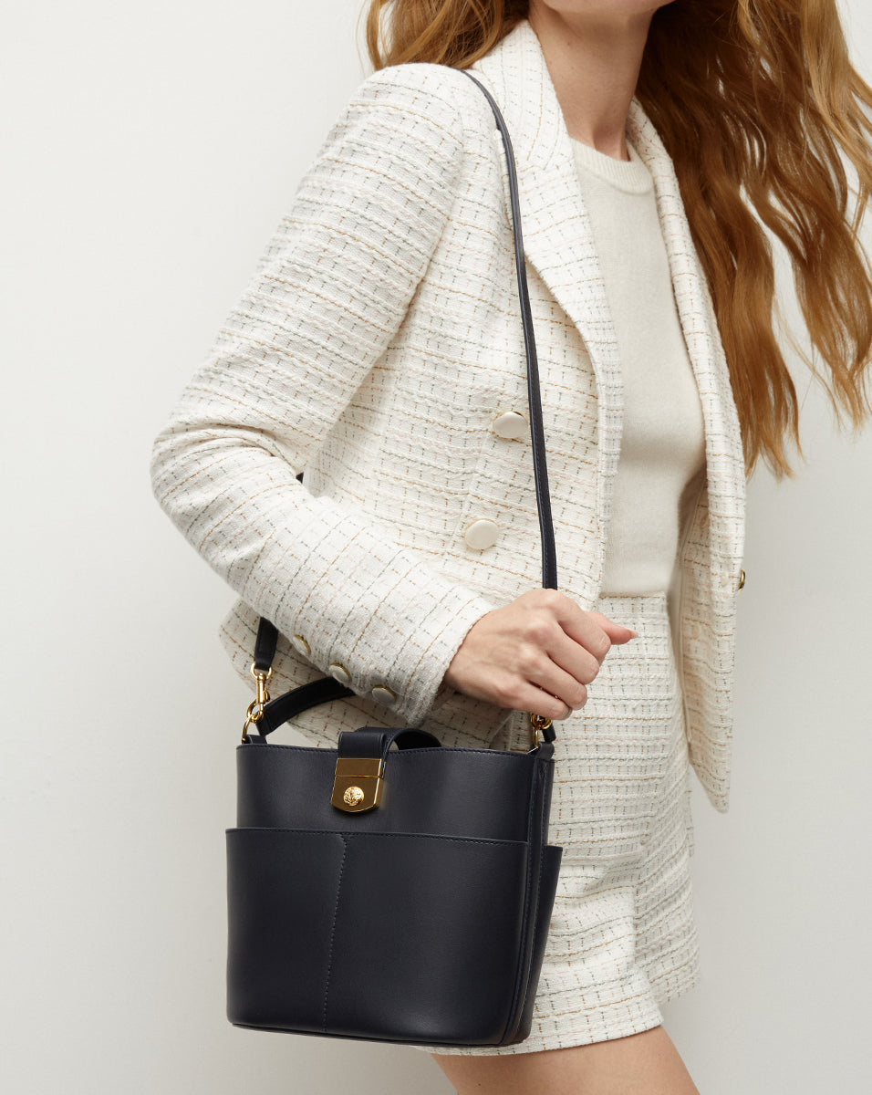 Jazmin Tweed Short in Ivory Multi | Veronica Beard